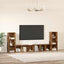 TV-møbelsæt 4 pcs Gammelt træ 37 x 35 x 107 cm Konstrueret træ