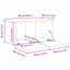 TV-møbelsæt 4 pcs Gammelt træ 60 x 30 x 30 cm Konstrueret træ