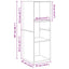 TV-møbelsæt 2 pcs Gammelt træ 37 x 37 x 107 cm Konstrueret træ
