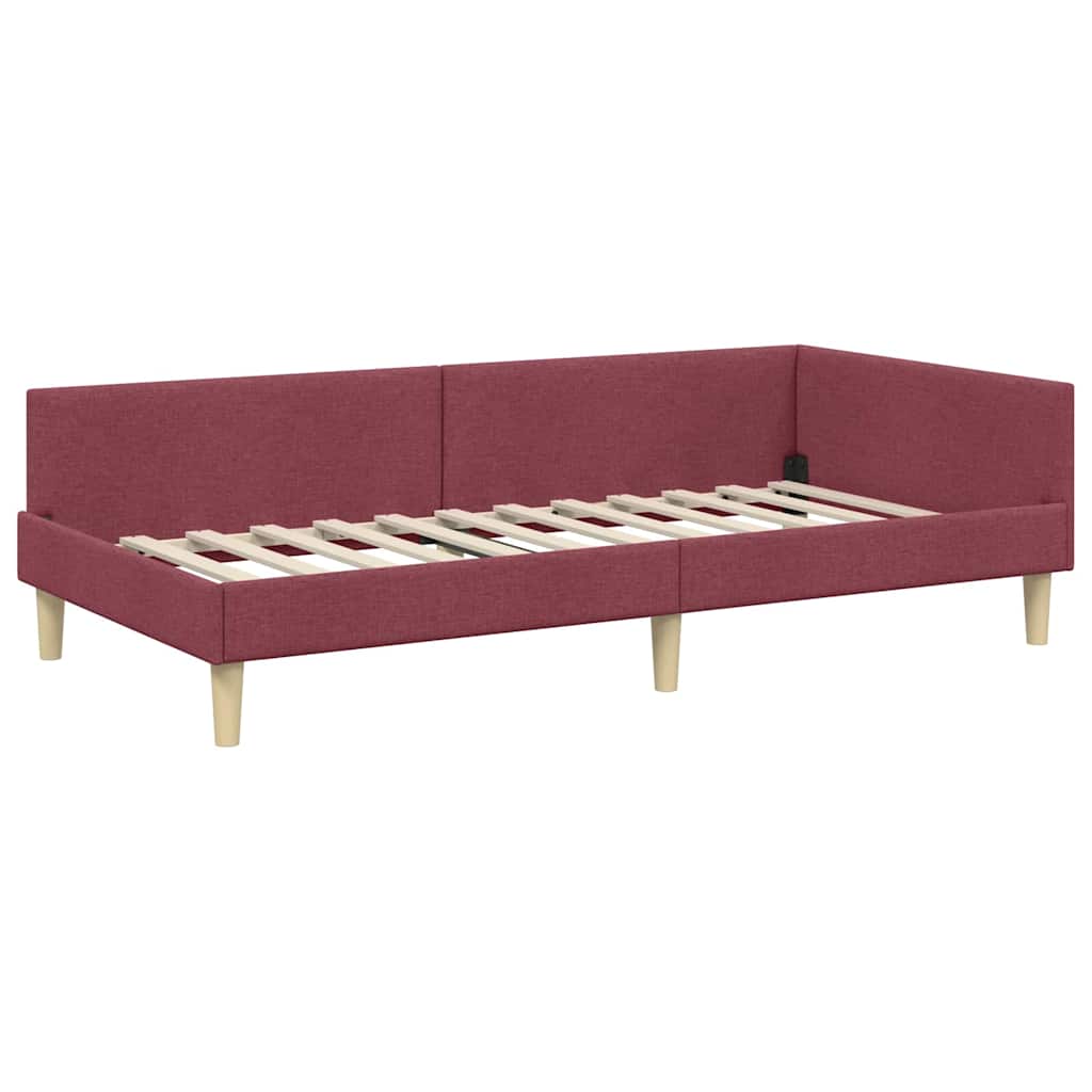 Hjørnesengramme Vinrød 90 x 200 cm Stof