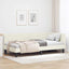 Hjørnesengramme med hovedgærde Creme 90 cm x 190 cm Fløjl