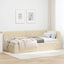 Hjørnesengramme Creme 90 x 190 cm Stof