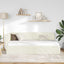 Hjørnesengramme Creme 100 x 200 cm Fløjl