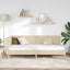 Hjørnesengramme Creme 90 x 190 cm Stof