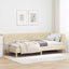 Hjørnesengramme Creme 90 x 200 cm Stof