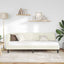 Hjørnesengramme Creme 80 x 200 cm Fløjl
