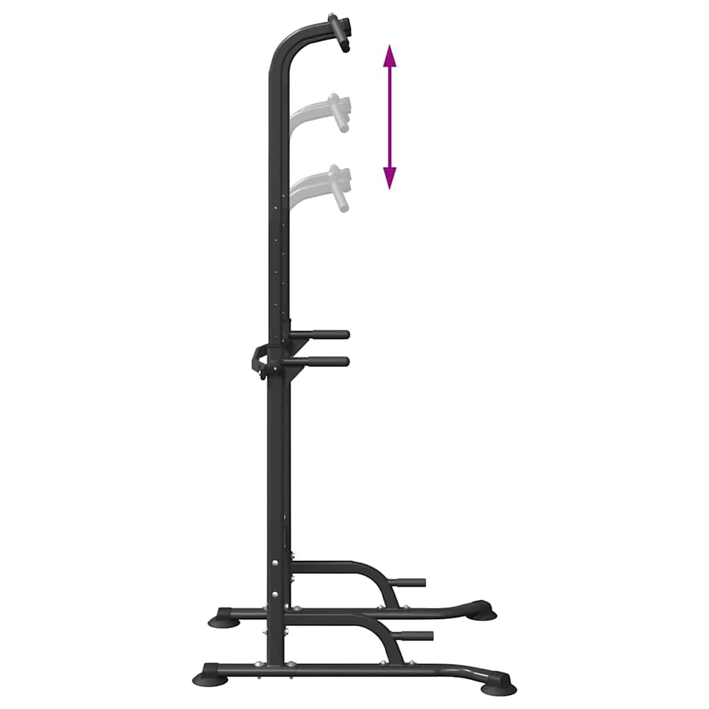 Power Tårn Dip Station Sort 102 x 95 x 210 cm