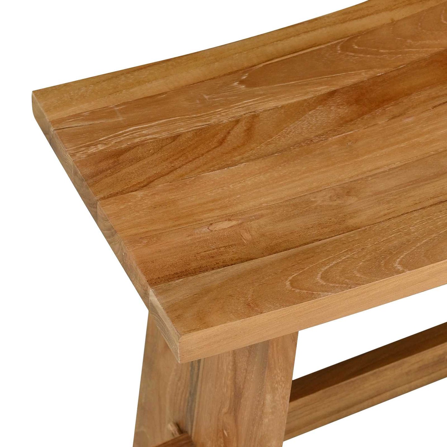Badeværelsesskammel Brun 50 x 29,5 x 50,5 cm Massiv Teaktræ