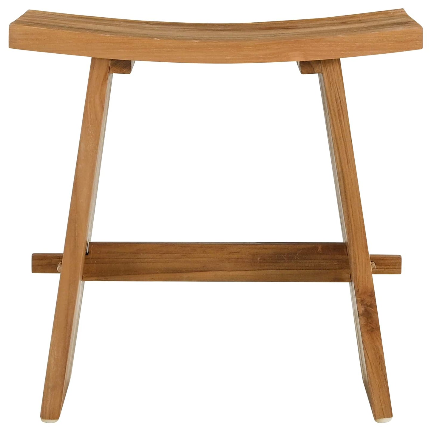 Badeværelsesskammel Brun 50 x 29,5 x 50,5 cm Massiv Teaktræ