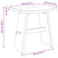 Badeværelsesskammel Brun 50 x 29,5 x 50,5 cm Massiv Teaktræ