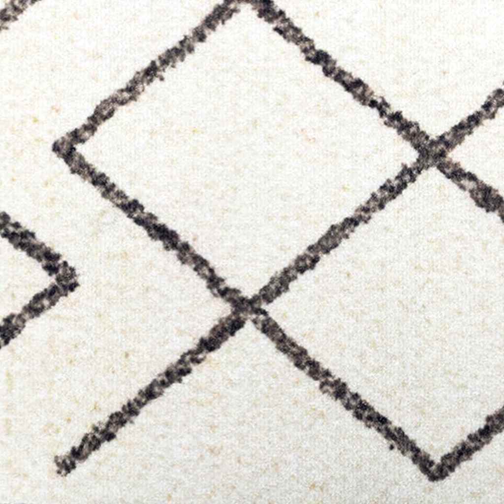 Køkken tæppe Hvid 150 x 45 cm Fløjl