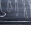 Køkken tæppe Sort 150 x 45 cm Fløjl
