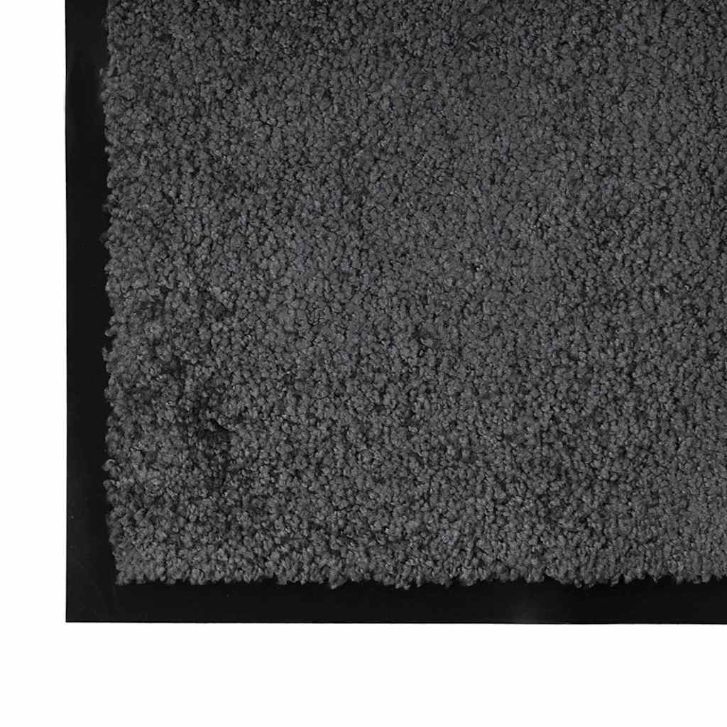 Dørmåtte Antracit 60 x 40 x 1.2 cm Teddy Stof