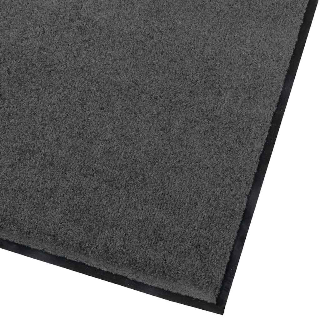 Dørmåtte Antracit 60 x 40 x 1.2 cm Teddy Stof