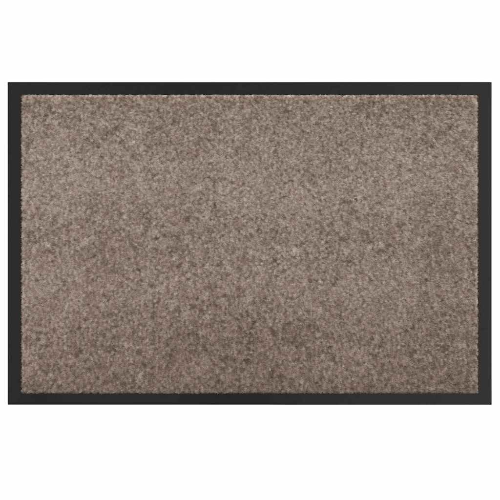 Dørmåtte Beige 60 x 40 x 1.2 cm Teddy Stof