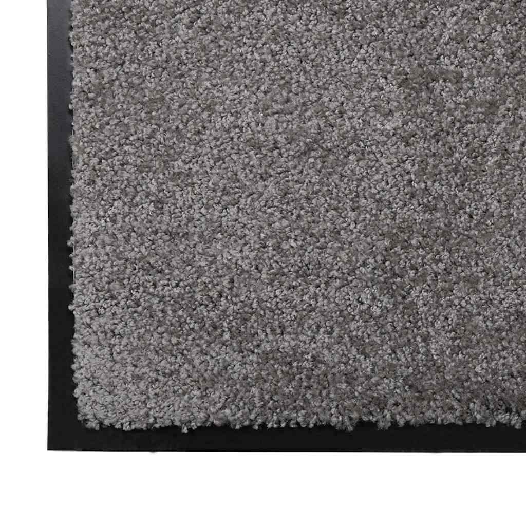 Dørmåtte Lysegrå 60 x 40 x 1.2 cm Teddy Stof