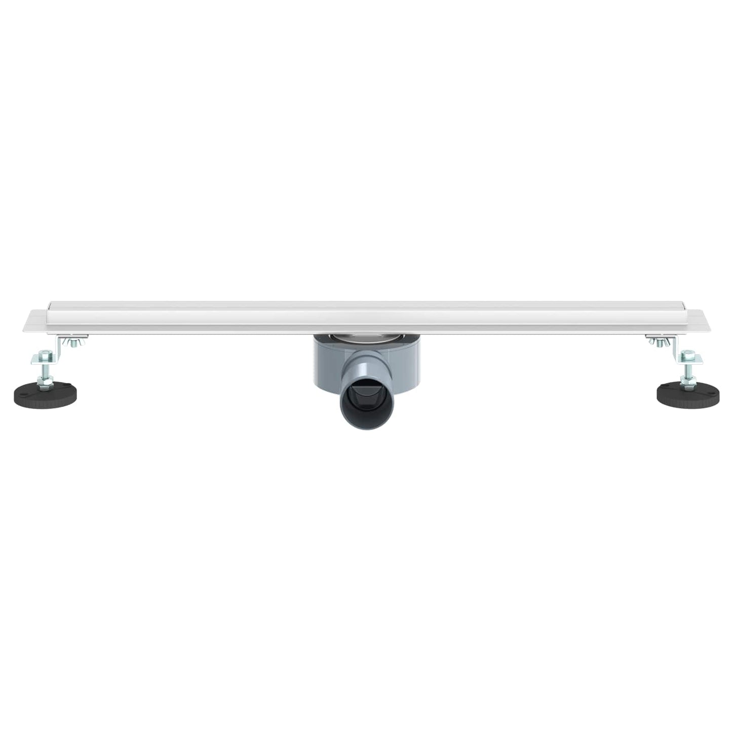 360° Bruserafløb med slank model Sølv 60 cm Rustfrit Stål 304