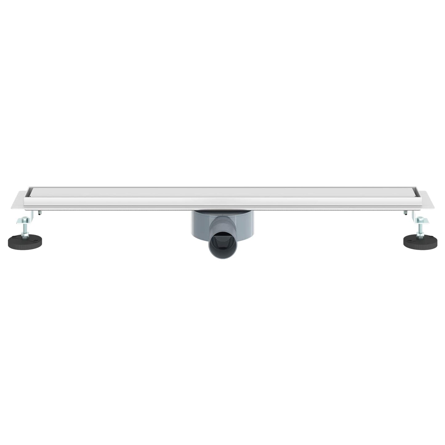 Bruserafløb 2-i-1 med 360° Siphon Sølv 70 cm Rustfrit Stål 304