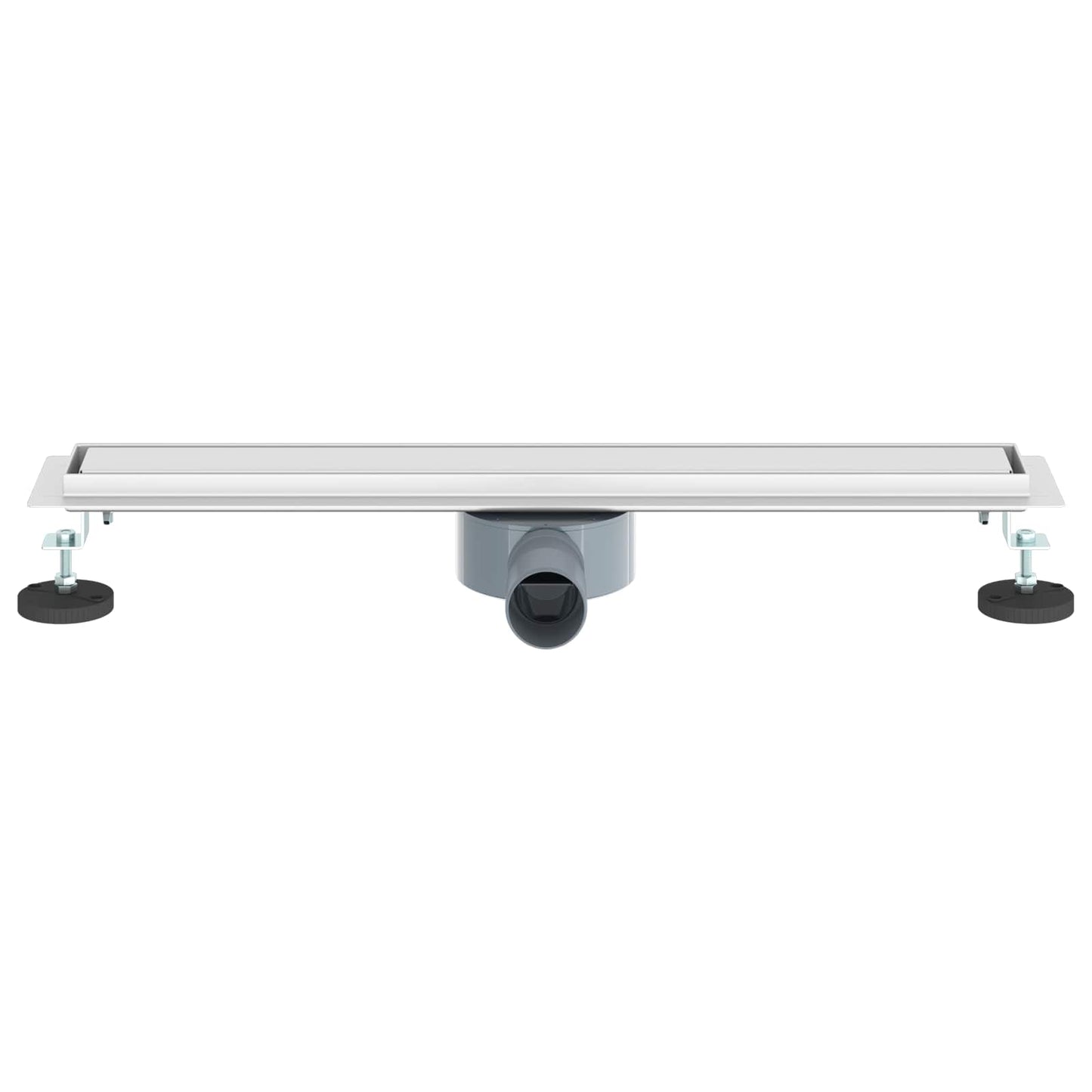 Bruserafløb 2-i-1 med 360° Siphon Sølv 60 cm Rustfrit Stål 304