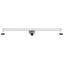 Bruserafløb 2-i-1 med 360° Siphon Sølv 100 cm Rustfrit Stål 304