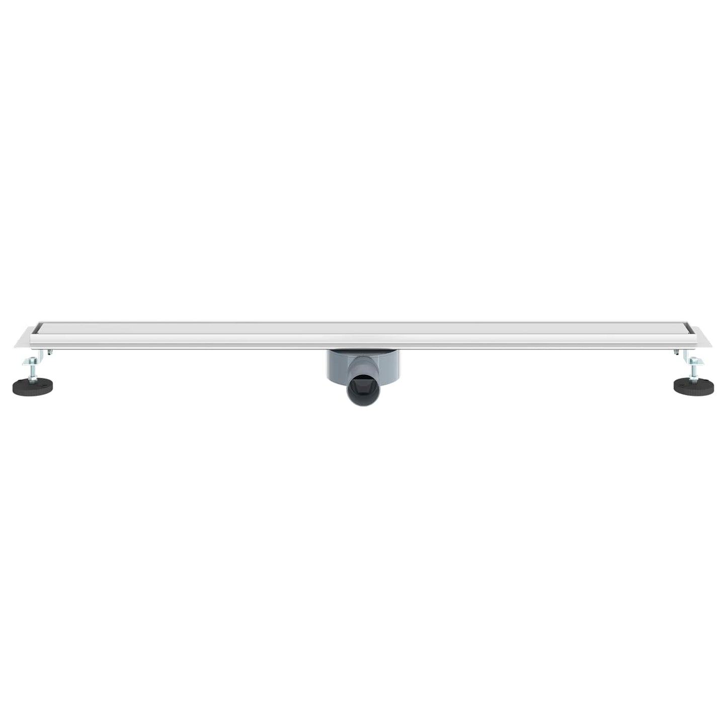 Bruserafløb 2-i-1 med 360° Siphon Sølv 100 cm Rustfrit Stål 304