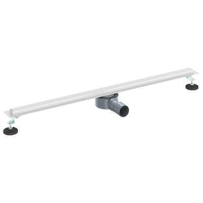 360° Bruserafløb med slank model Sølv 90 cm Rustfrit Stål 304