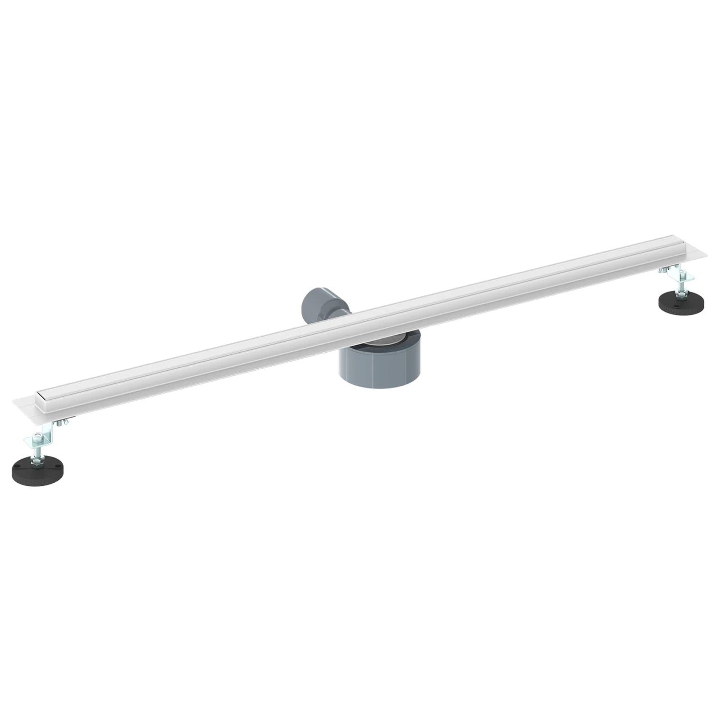 360° Bruserafløb med slank model Sølv 90 cm Rustfrit Stål 304
