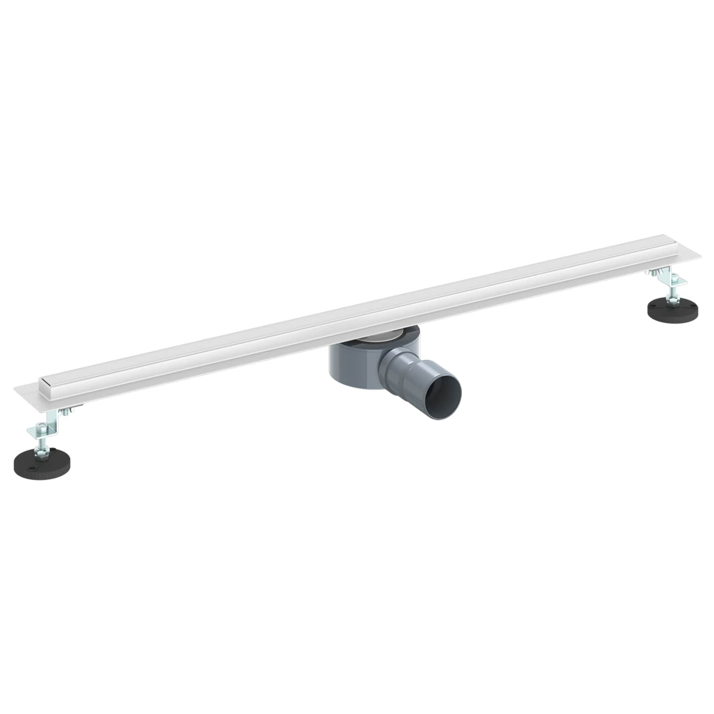 360° Bruserafløb med slank model Sølv 80 cm Rustfrit Stål 304