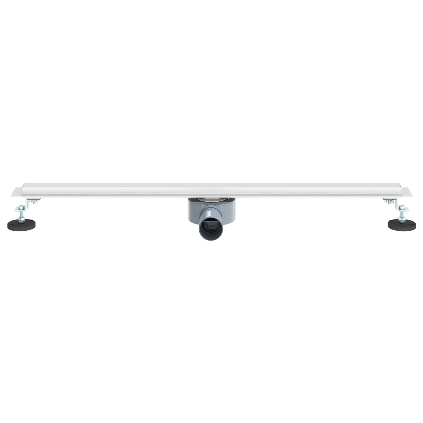 360° Bruserafløb med slank model Sølv 80 cm Rustfrit Stål 304