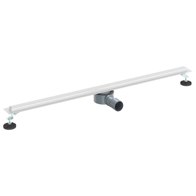 360° Bruserafløb med slank model Sølv 100 cm Rustfrit Stål 304
