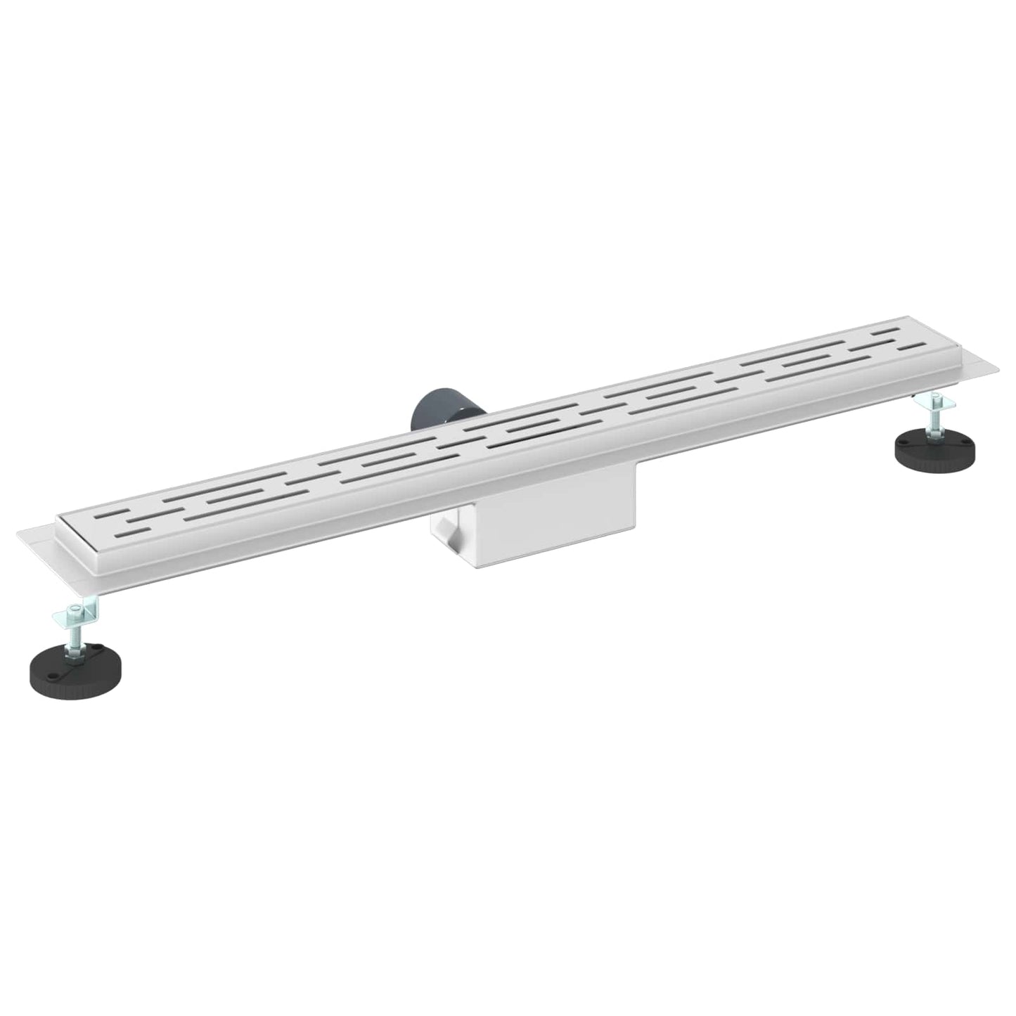 Bruserafløb med linje design Sølv 70 cm Rustfrit Stål 304