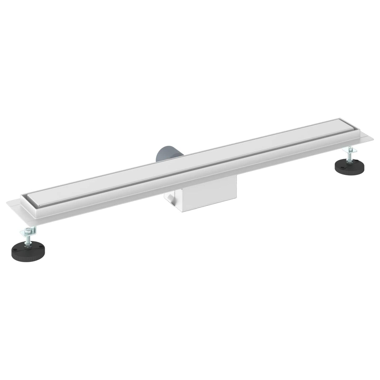 2 i 1 bruserafløb Sølv 70 cm Rustfrit Stål 304