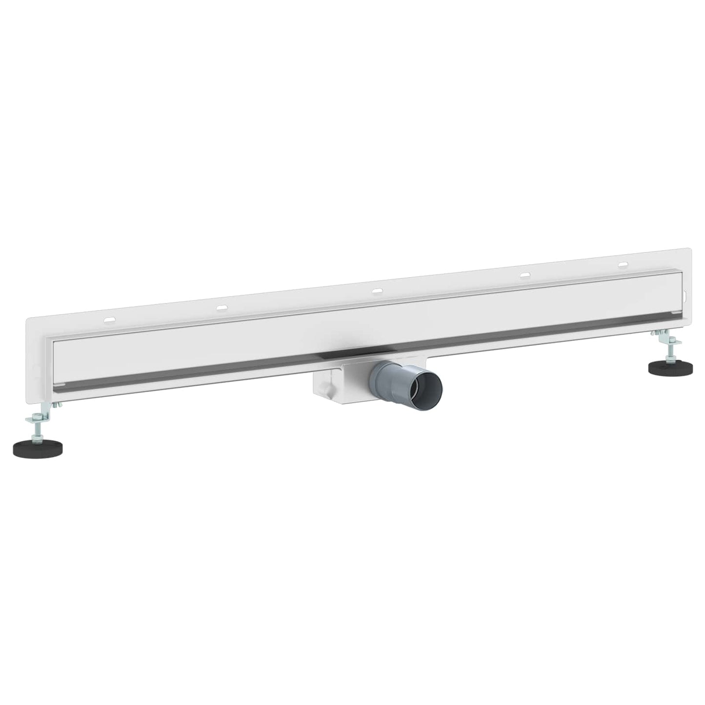 Væghængt bruseafløb Sølv 90 cm Rustfrit Stål 304