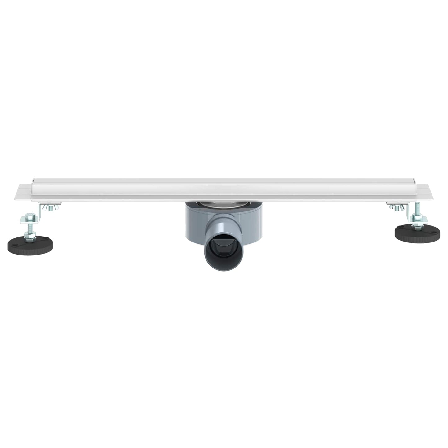 360° Bruserafløb med slank model Sølv 50 cm Rustfrit Stål 304
