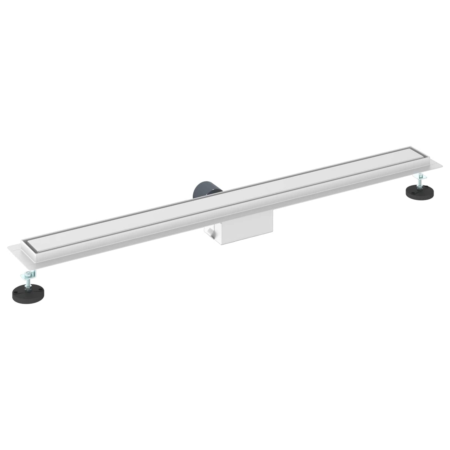 2 i 1 bruserafløb Sølv 100 cm Rustfrit Stål 304