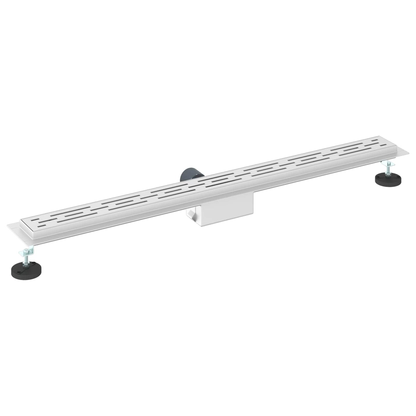 Bruserafløb med linje design Sølv 100 cm Rustfrit Stål 304