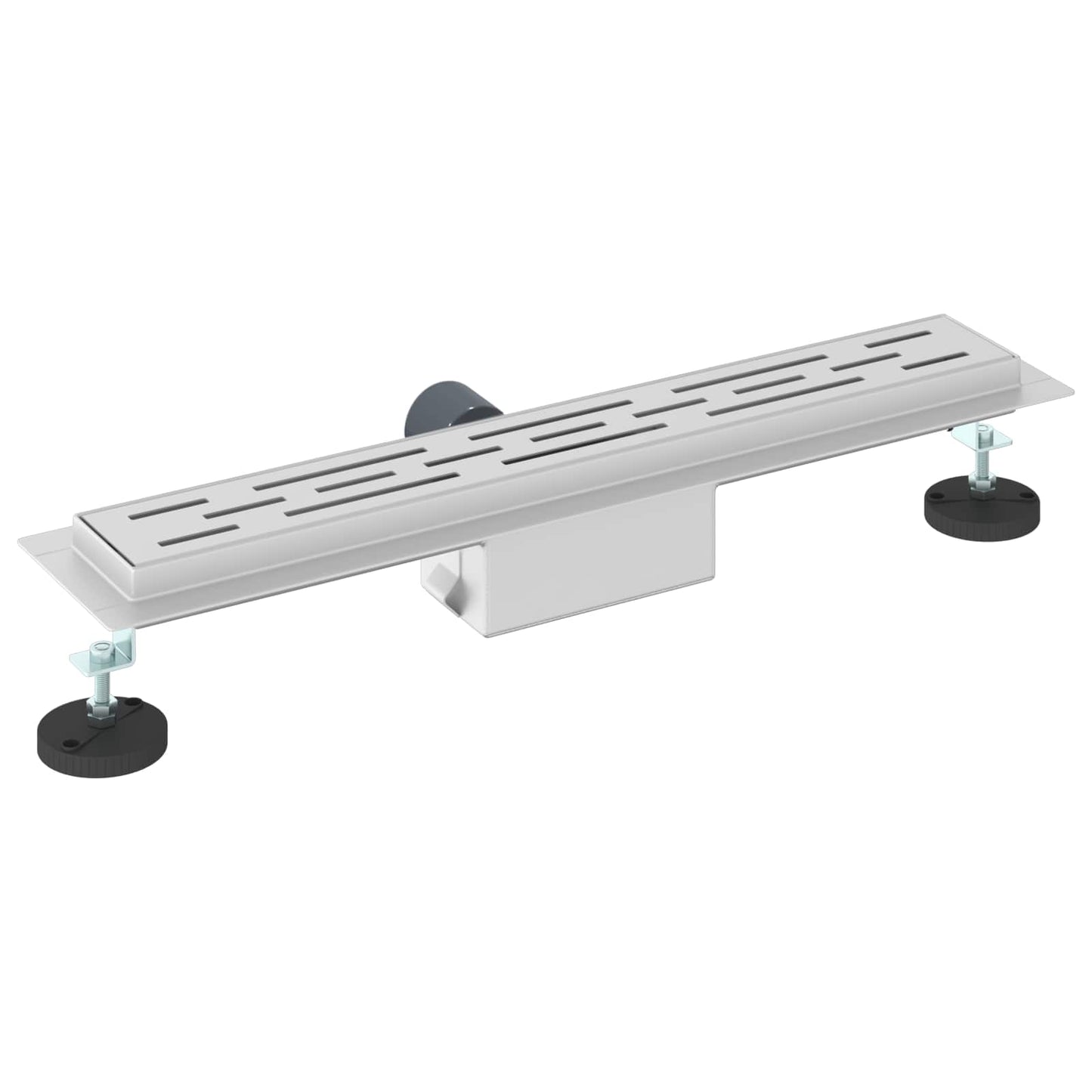 Bruserafløb med linje design Sølv 60 cm Rustfrit Stål 304