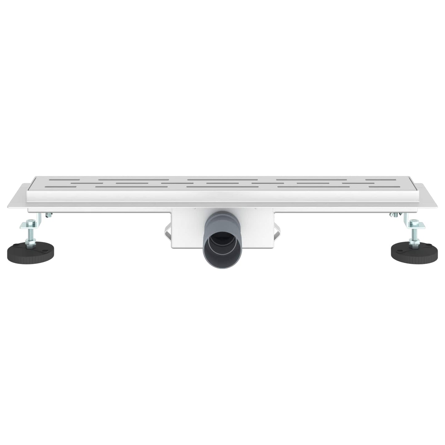 Bruserafløb med linje design Sølv 60 cm Rustfrit Stål 304
