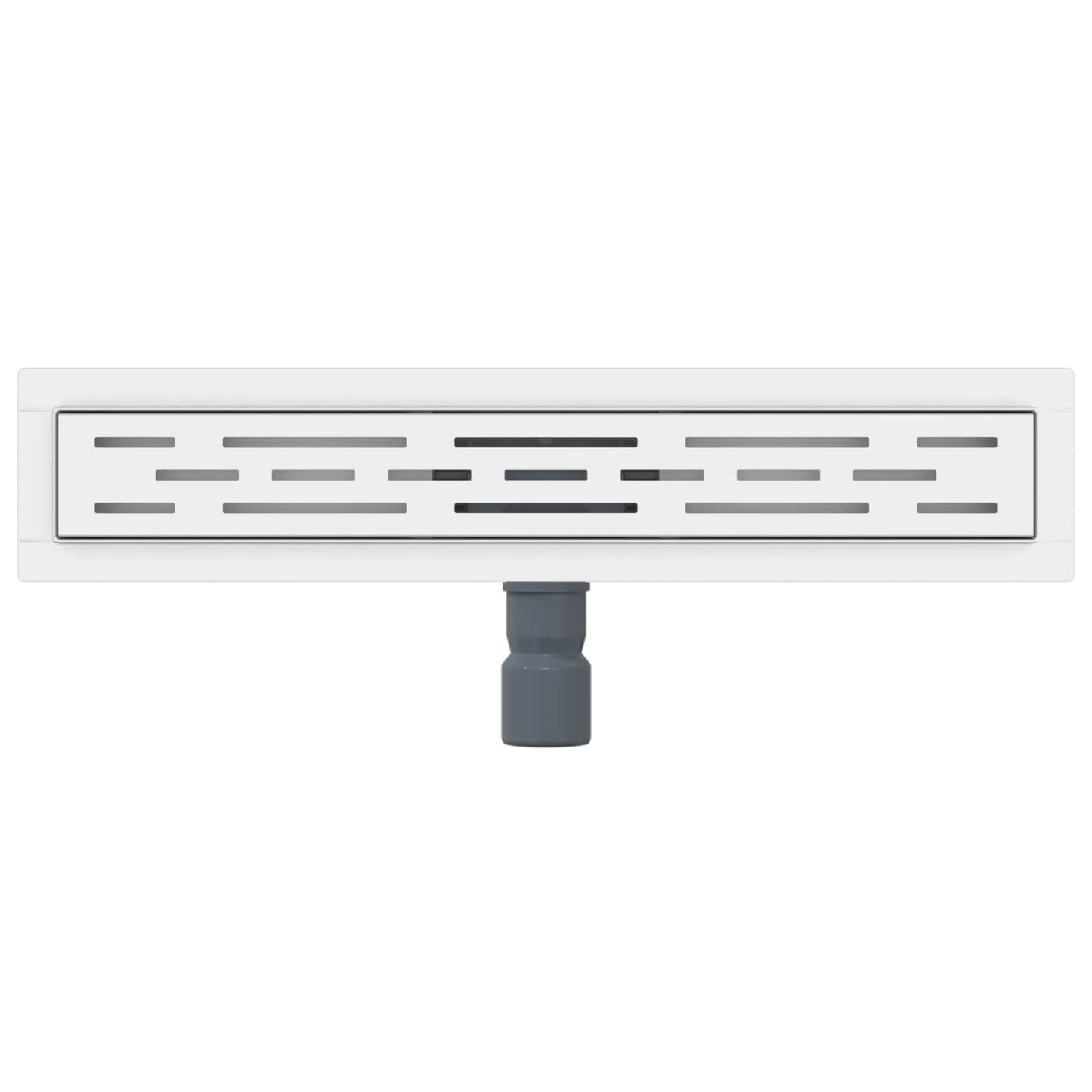 Bruserafløb med linje design Sølv 60 cm Rustfrit Stål 304