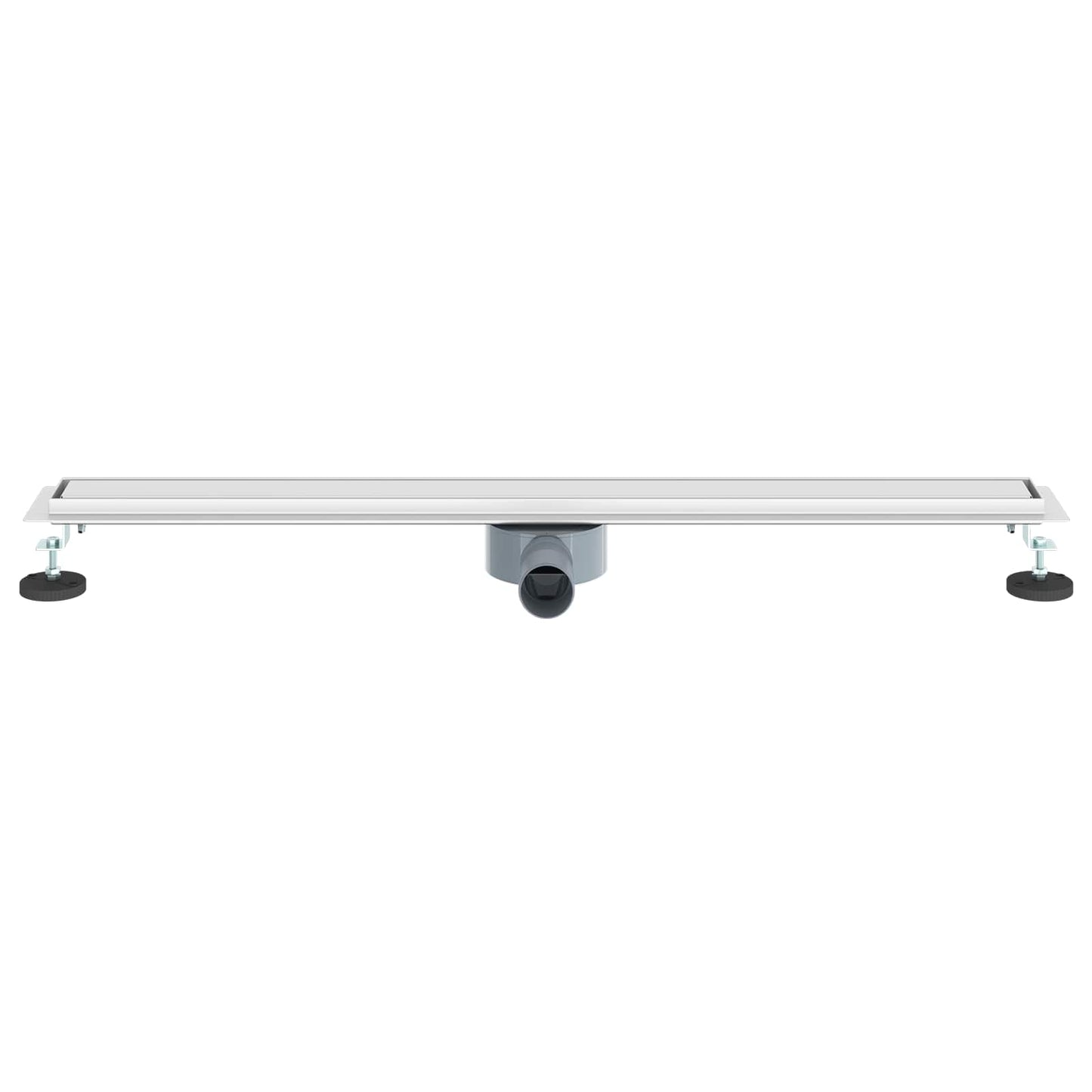 Bruserafløb 2-i-1 med 360° Siphon Sølv 90 cm Rustfrit Stål 304