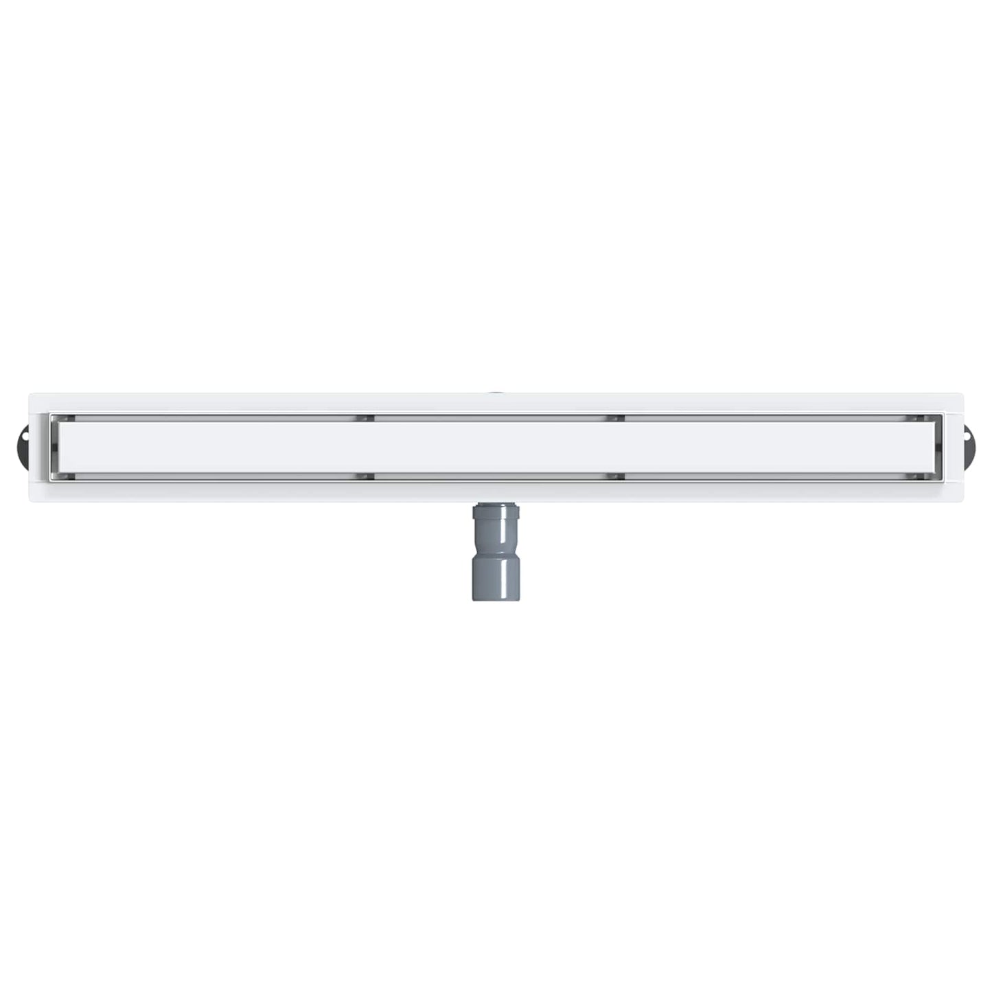 Bruserafløb 2-i-1 med 360° Siphon Sølv 90 cm Rustfrit Stål 304