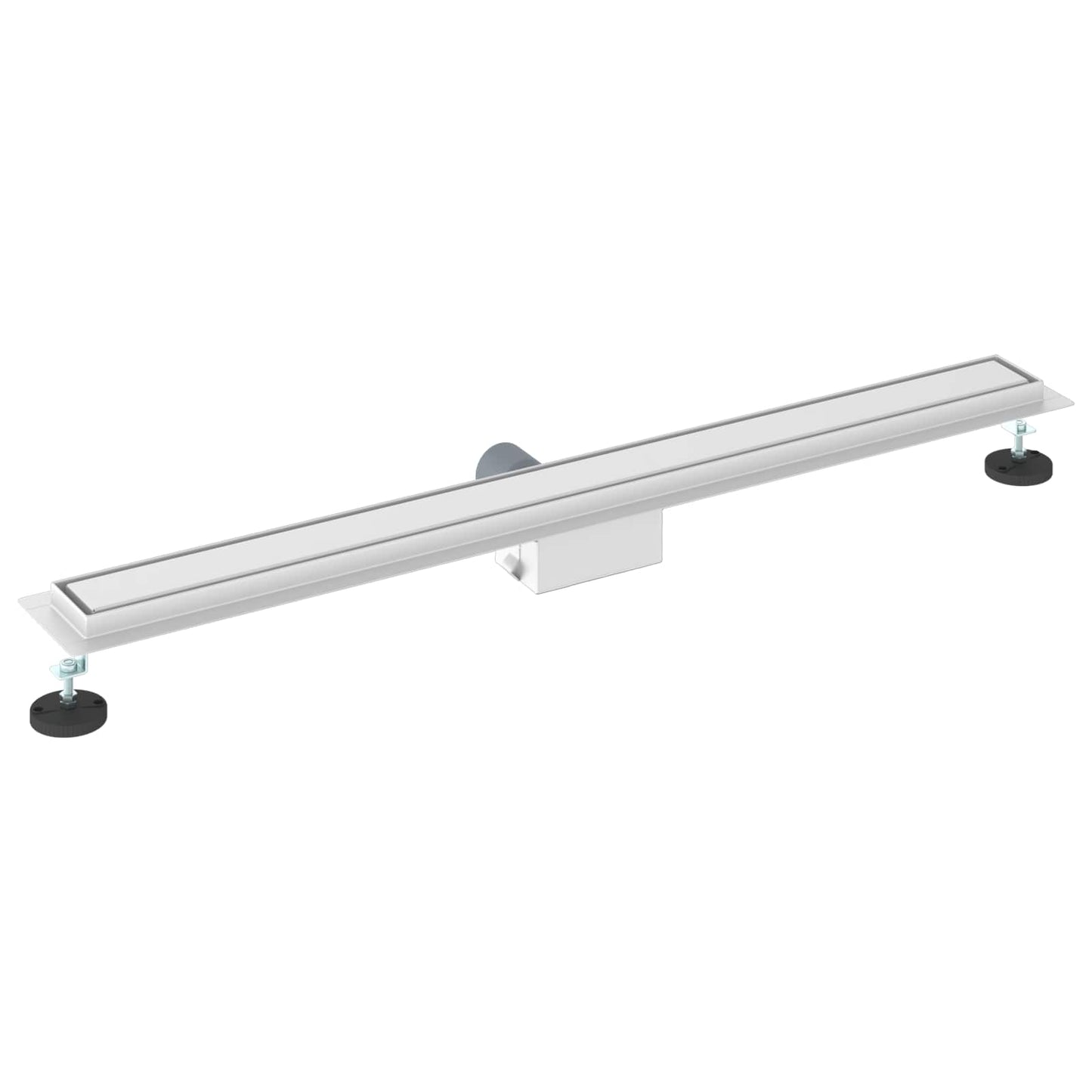2 i 1 bruserafløb Sølv 90 cm Rustfrit Stål 304