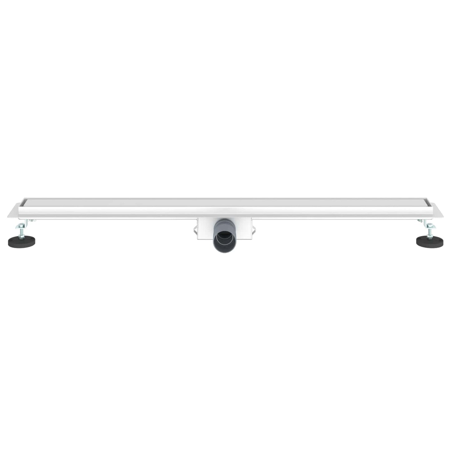 2 i 1 bruserafløb Sølv 90 cm Rustfrit Stål 304