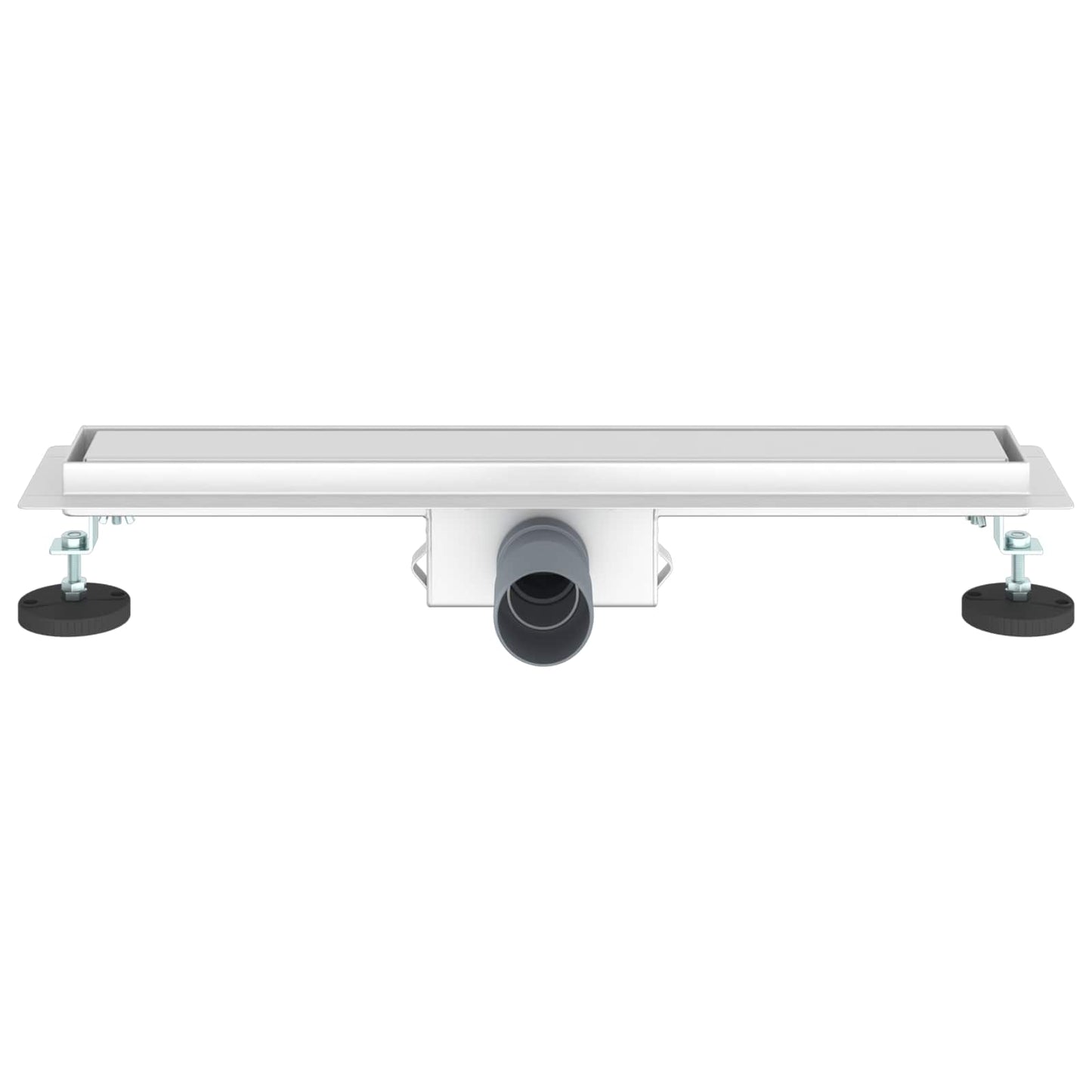 2 i 1 bruserafløb Sølv 60 cm Rustfrit Stål 304