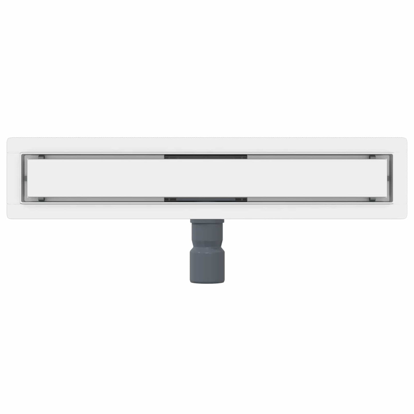 2 i 1 bruserafløb Sølv 60 cm Rustfrit Stål 304