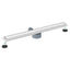 Bruserafløb 2-i-1 med 360° Siphon Sølv 80 cm Rustfrit Stål 304