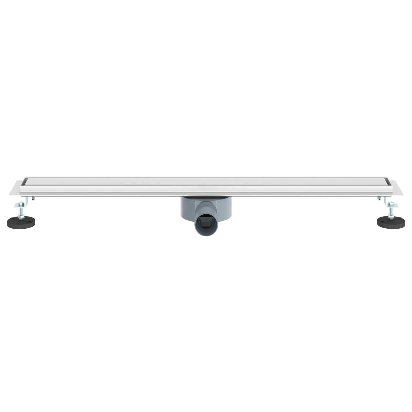 Bruserafløb 2-i-1 med 360° Siphon Sølv 80 cm Rustfrit Stål 304