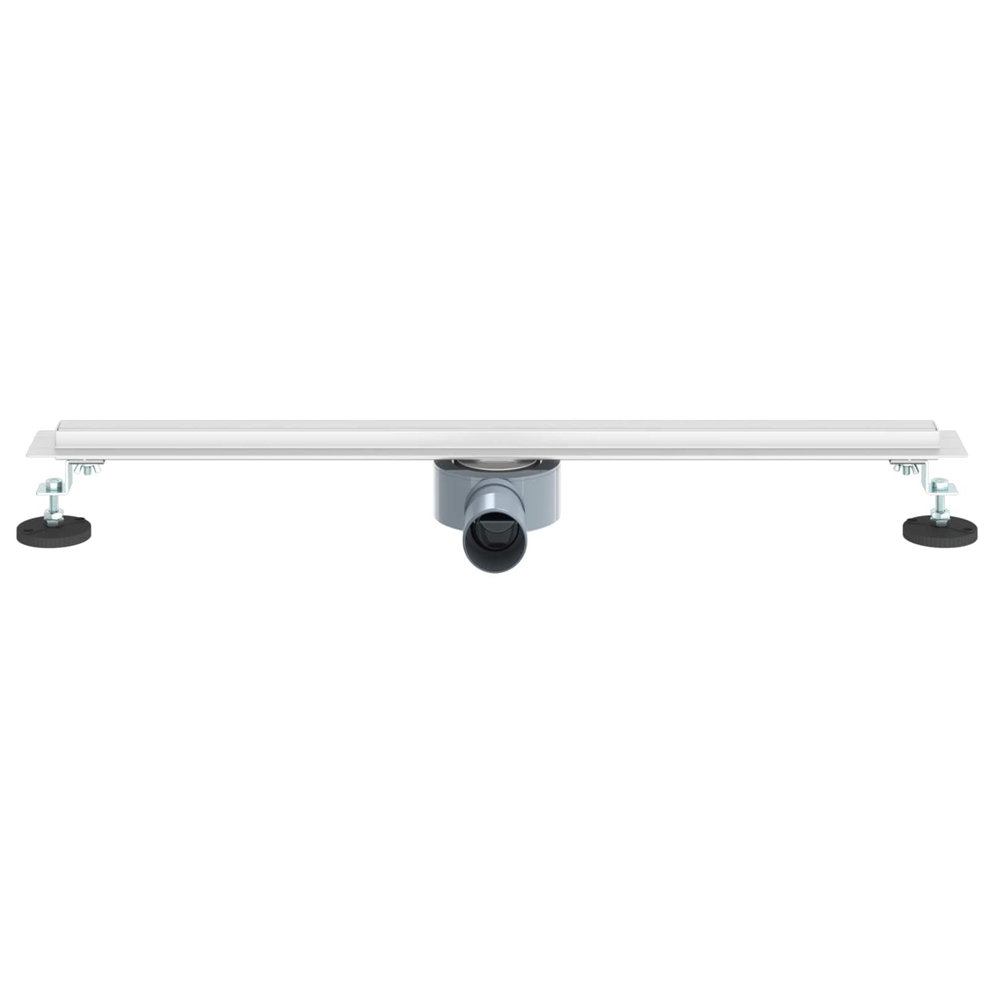 360° Bruserafløb med slank model Sølv 70 cm Rustfrit Stål 304