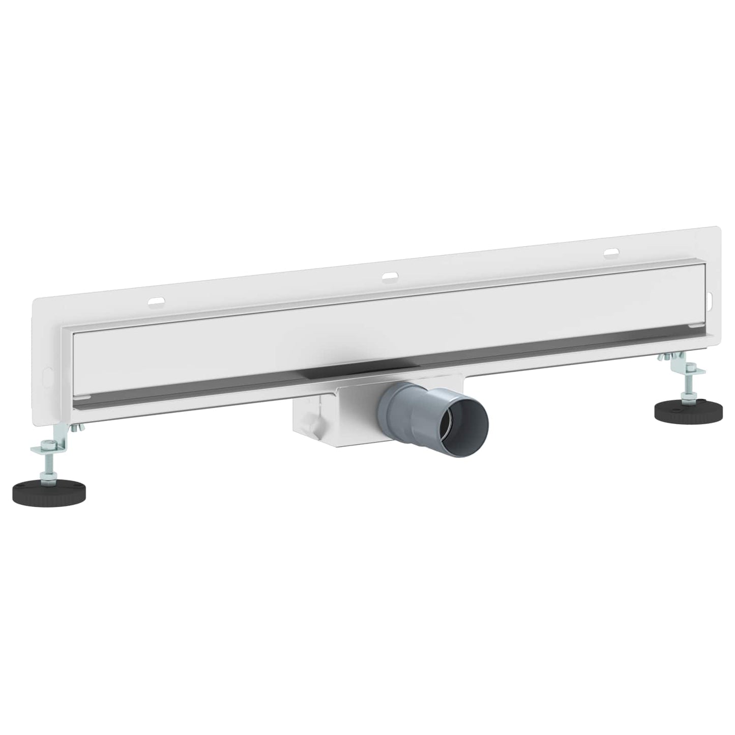 Væghængt bruseafløb Sølv 60 cm Rustfrit Stål 304