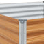 Højbed Lys Brun 290 x 100 x 36 cm Galvaniseret stål